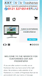 Mobile Screenshot of aliairfreshener.co.uk